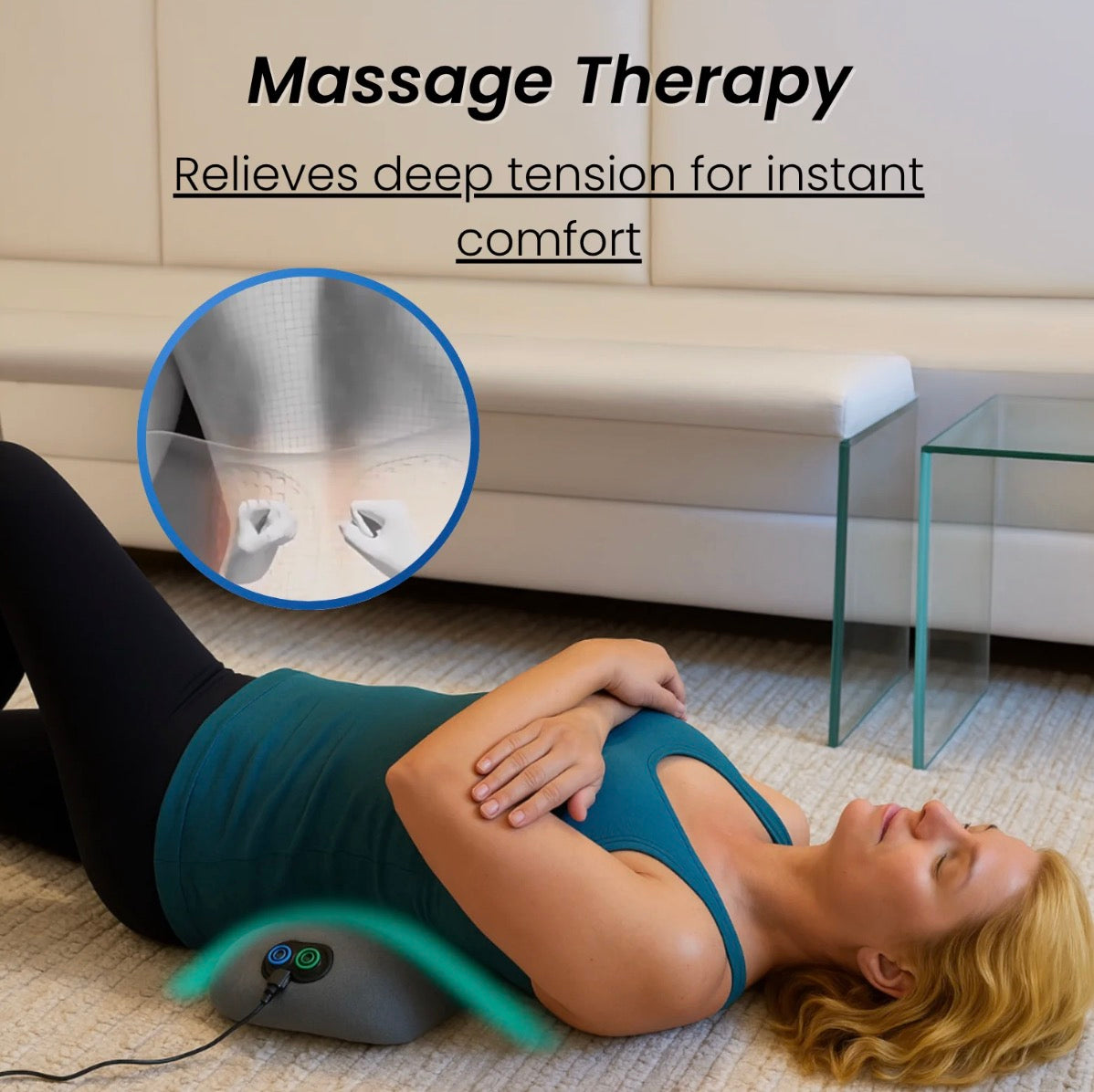 3-in-1 Back Massager Pillow