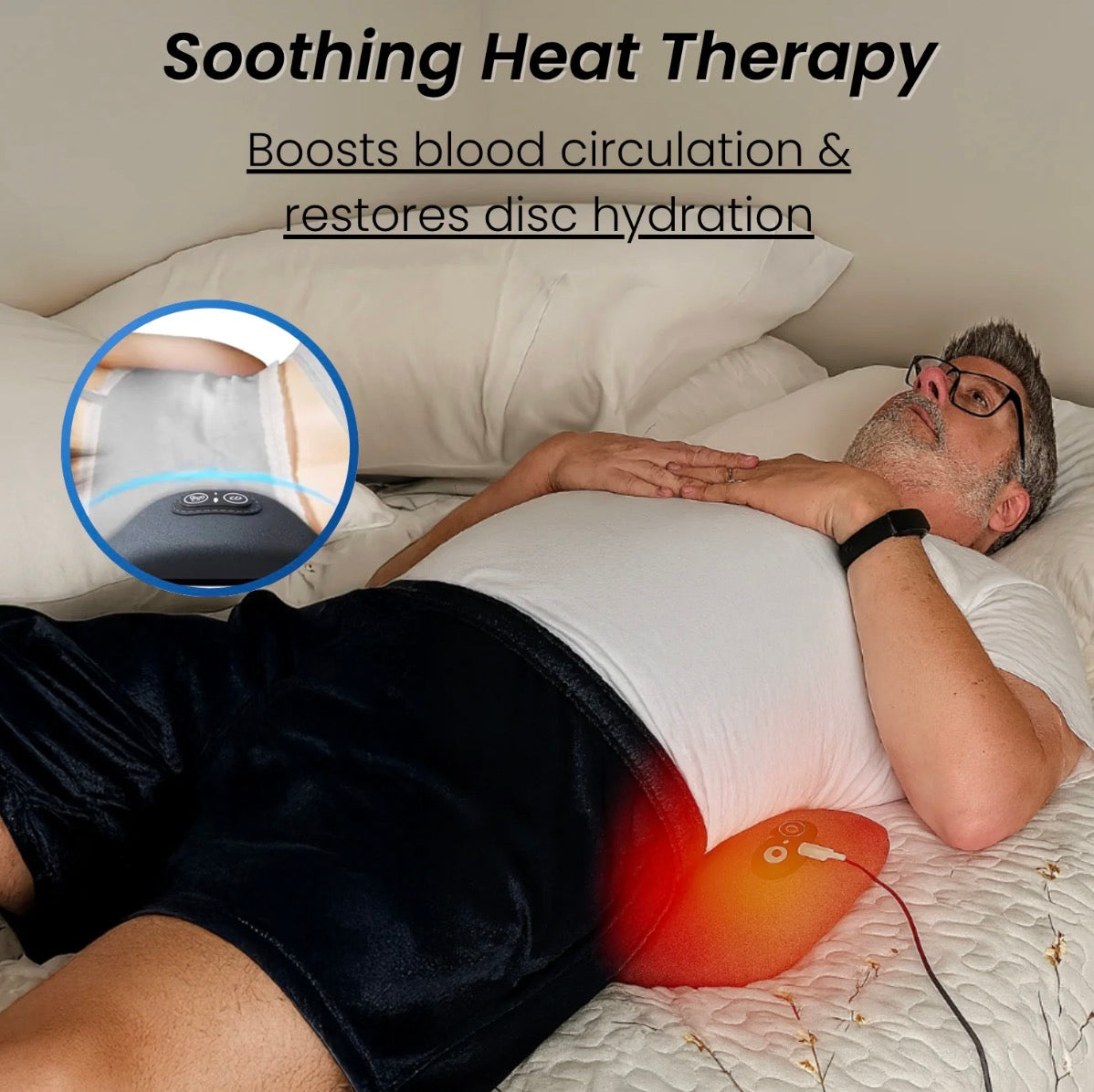 3-in-1 Back Massager Pillow