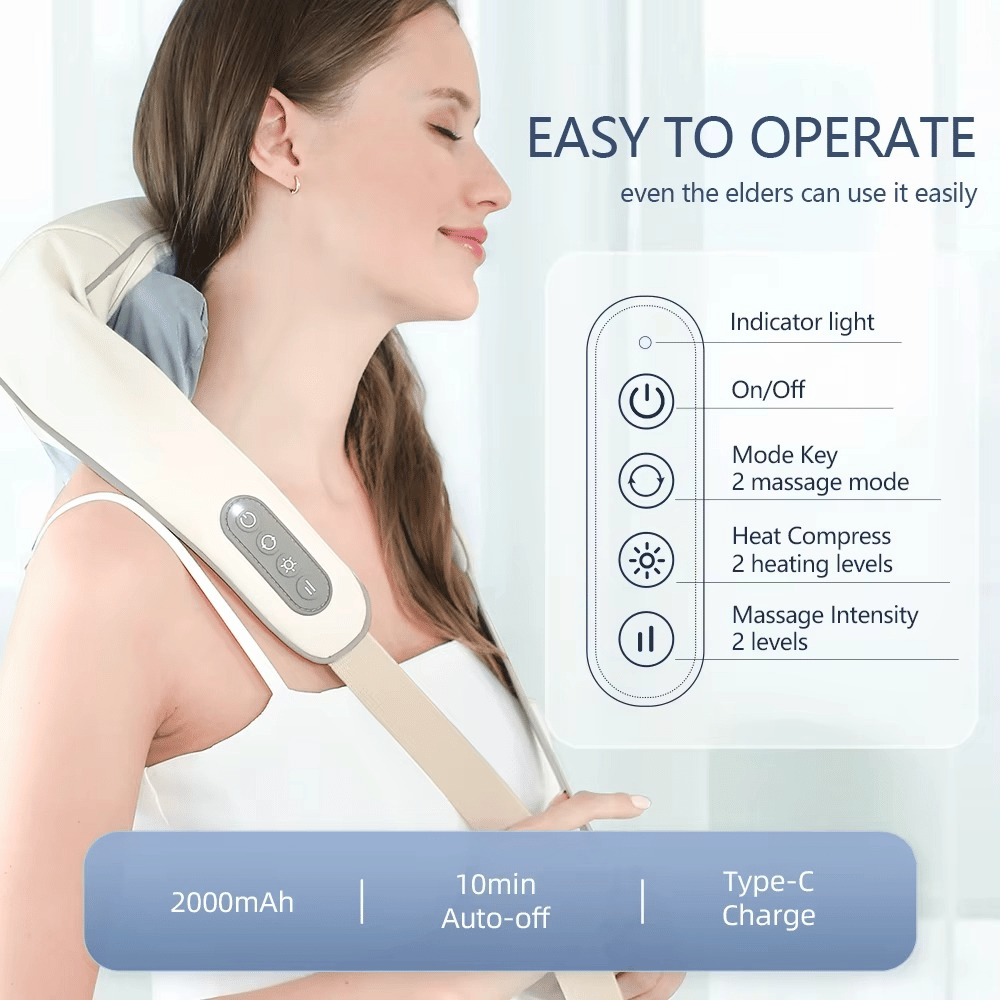 Wireless Neck And Shoulder Massager